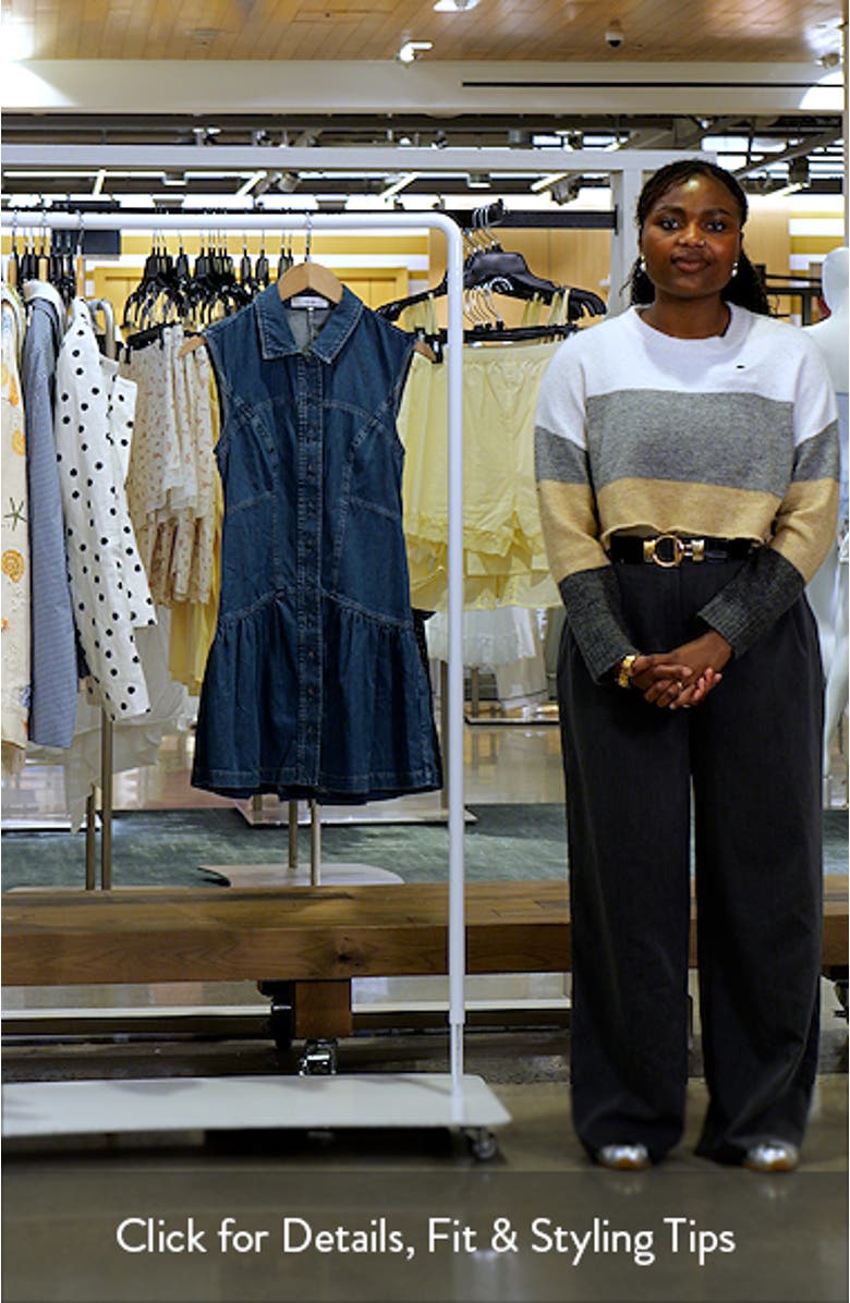 The Denim Day Sleeveless Minidress, sales video thumbnail