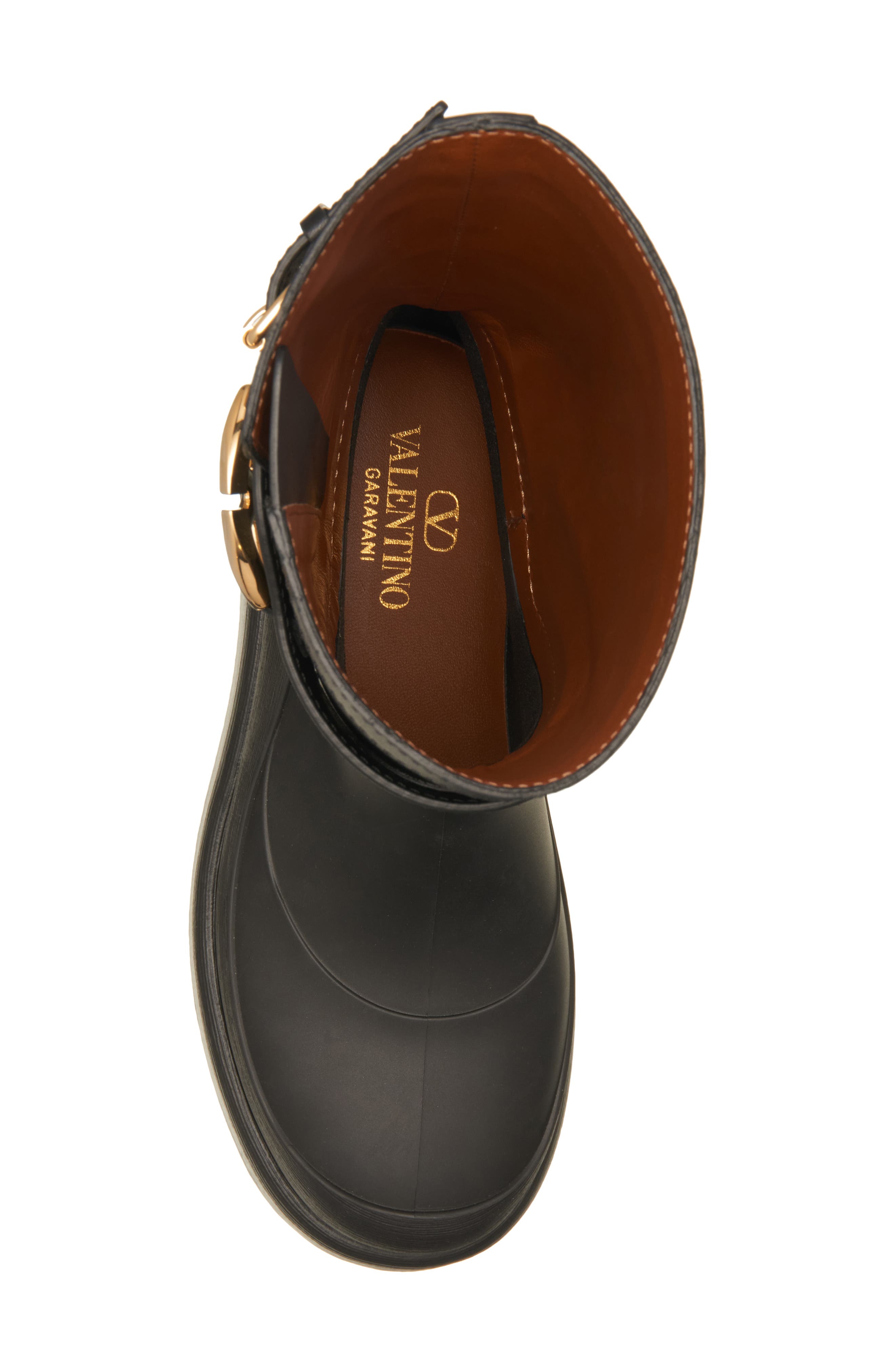 Valentino Garavani VLOGO Bold Waterproof Rain Boot, Alternate, color, 