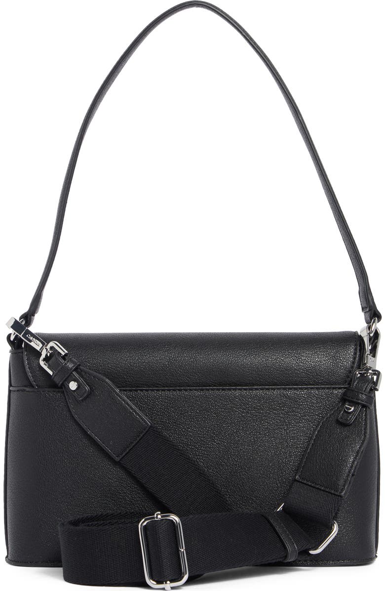 Calvin Klein Alia Shoulder Bag, Alternate, color, Black/ Silver