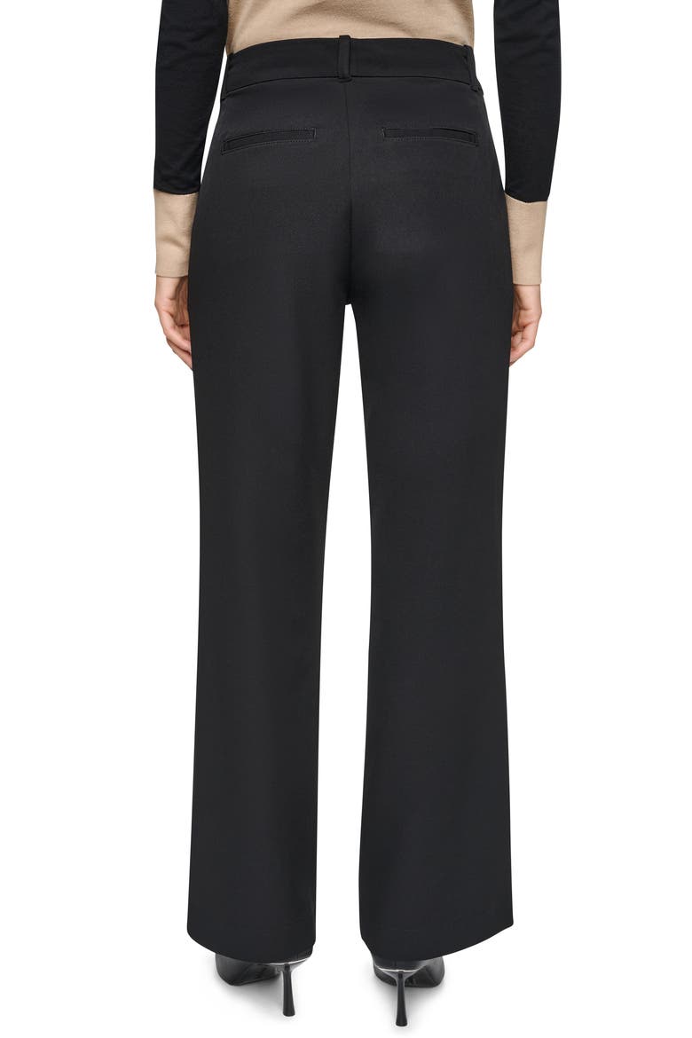 Seamed Stretch Pants, Alternate, color, BLACK