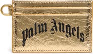 Palm Angels Metallic Leather Card Case