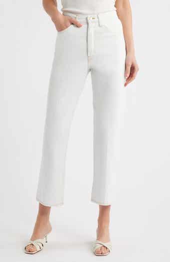 The Vertical High Waist Ankle Relaxed Straight Leg Jeans