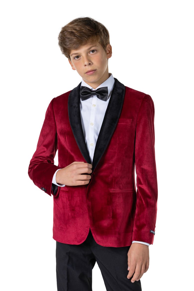 Kids' Dinner Jacket, Main, color, RED
