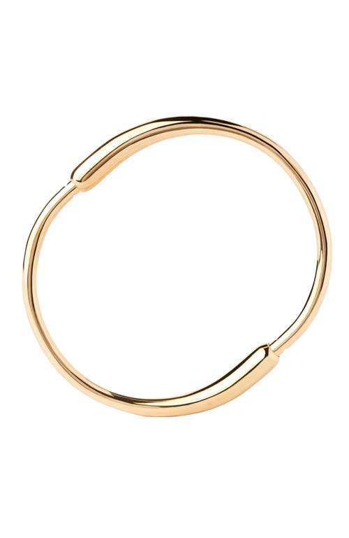 Pdpaola Loop Bangle In Gold