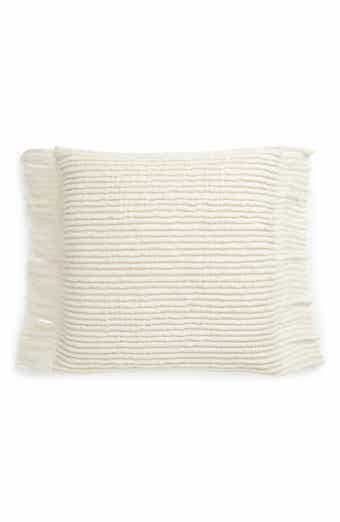 Tahari Rib Fringe Accent Pillow