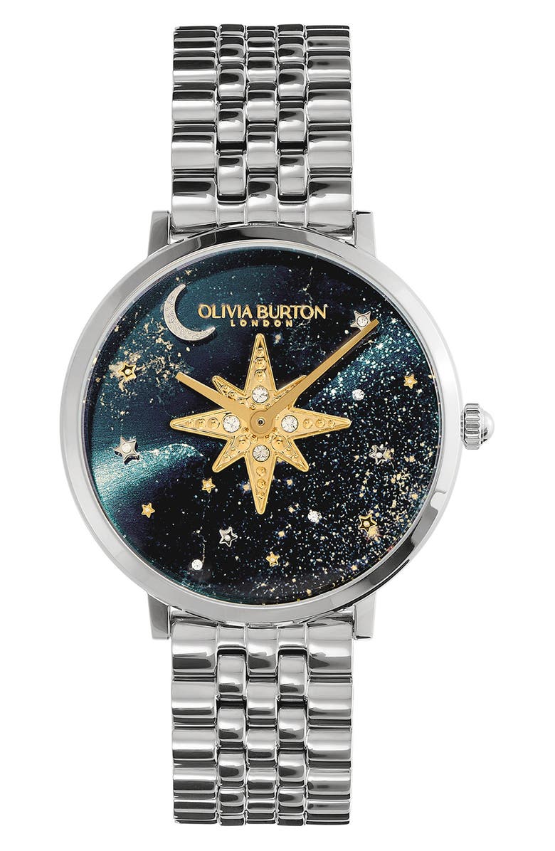 Olivia Burton Celestial Nova Bracelet Watch, 35mm, Main, color, 