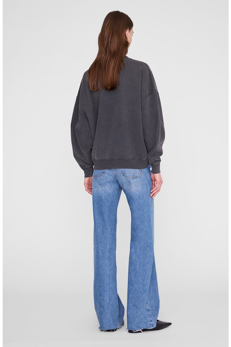 Miles Leo Muse Sweatshirt, Alternate, color, Washed Black