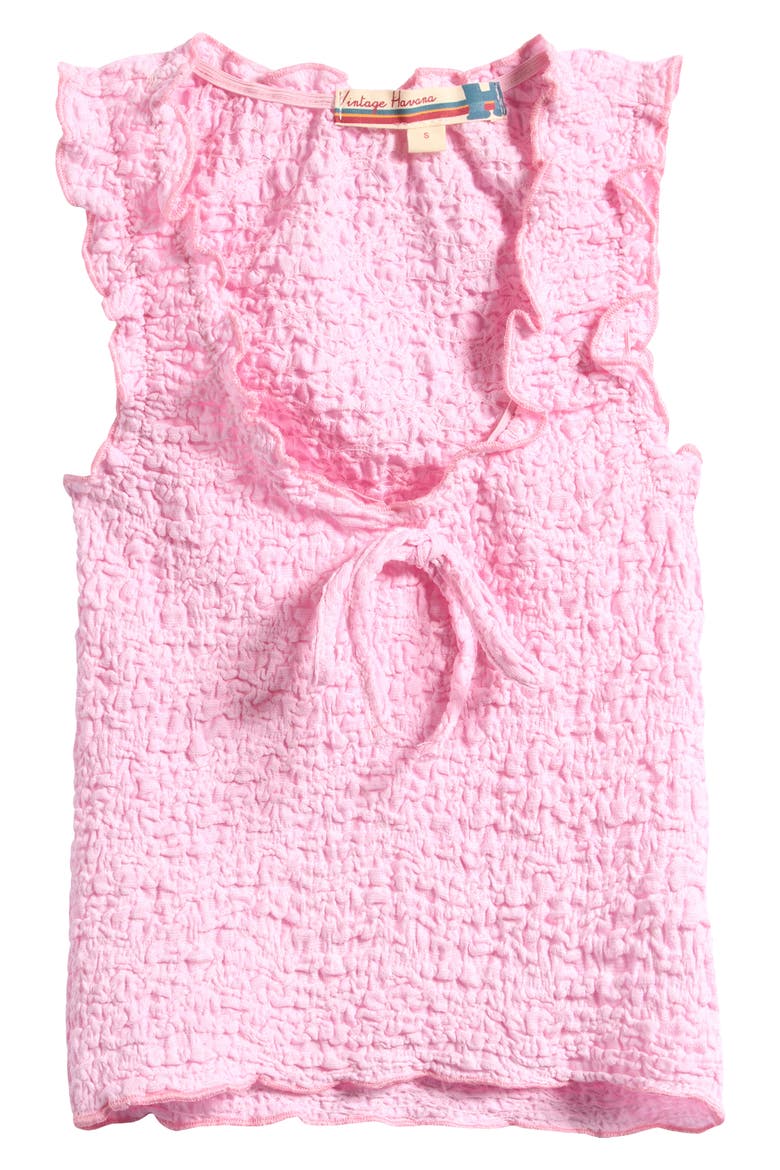Kids' Smocked Tank Top, Main, color, PINK