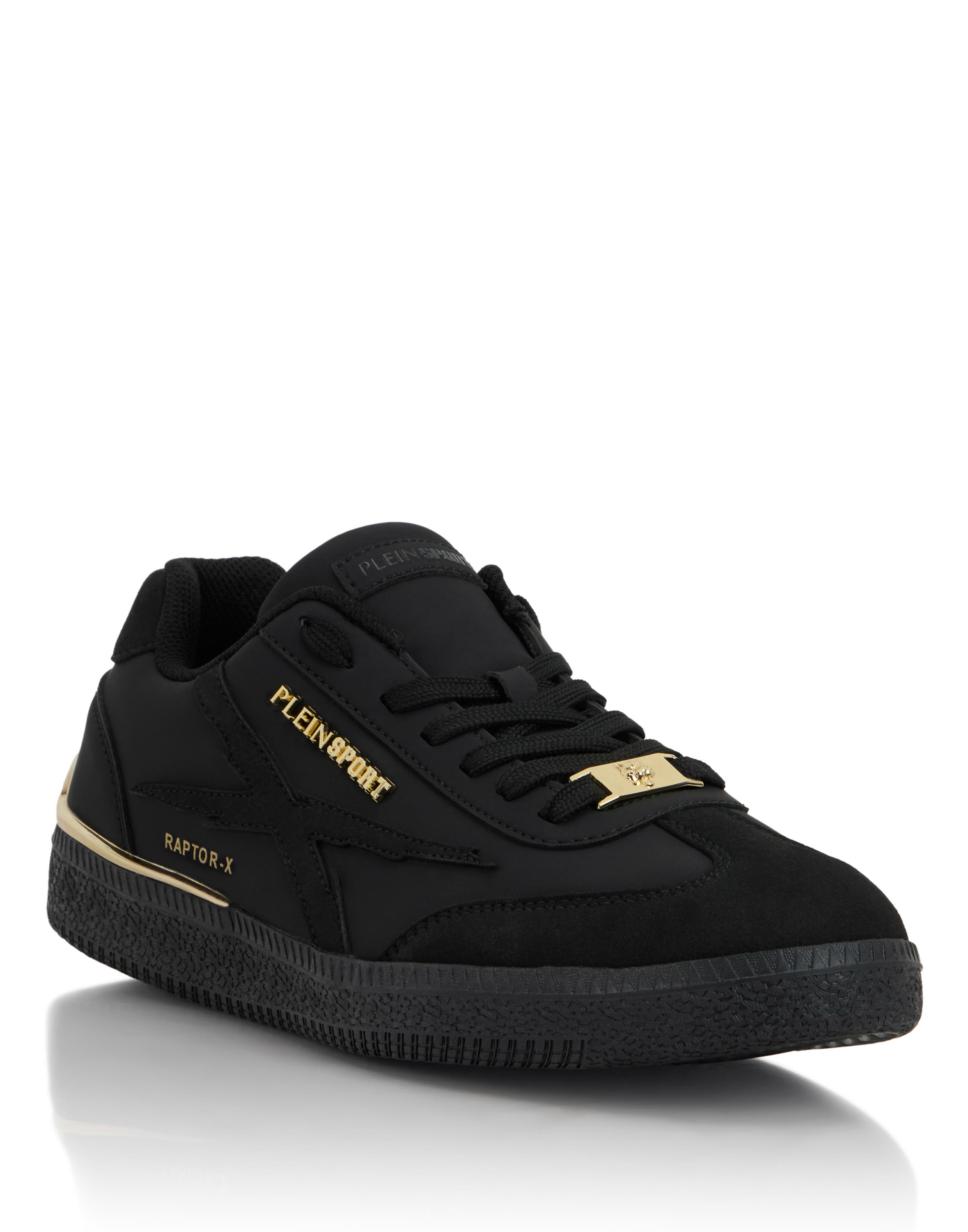 Low-Top Sneakers Raptor-X Unisex, Alternate, color, black/lightgold