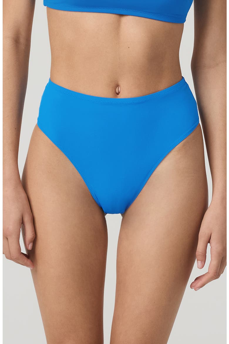 High Waist Bikini Bottoms, Main, color, REGATTA BLUE