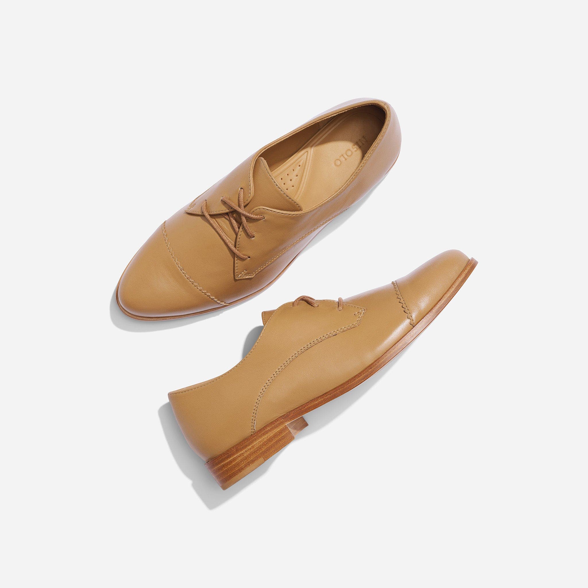 Emilia Cap Toe Oxford, Alternate, color, Almond