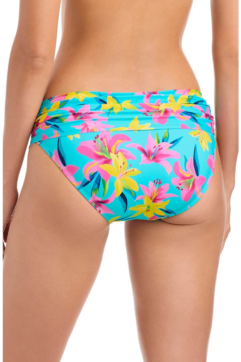 Sarong Hipster Bikini Bottoms, Alternate, color, WATERFALL