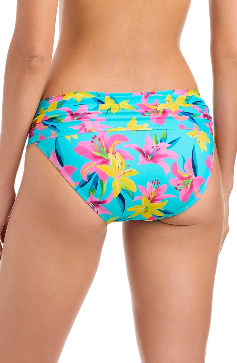BLEU by Rod Beattie Sarong Hipster Bikini Bottoms, Alternate, color, 