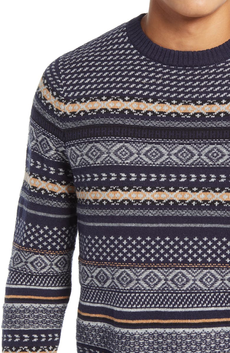 1901 Fair Isle Crewneck Sweater, Alternate, color, 