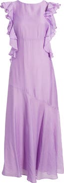 Chelsea28 Flutter Sleeve Maxi Dress