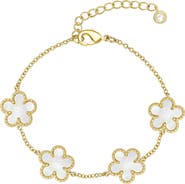 Lily Nily Mother of Pearl Flower Bracelet