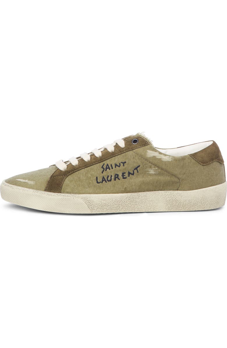 Saint Laurent Low Top Sneaker, Alternate, color,
