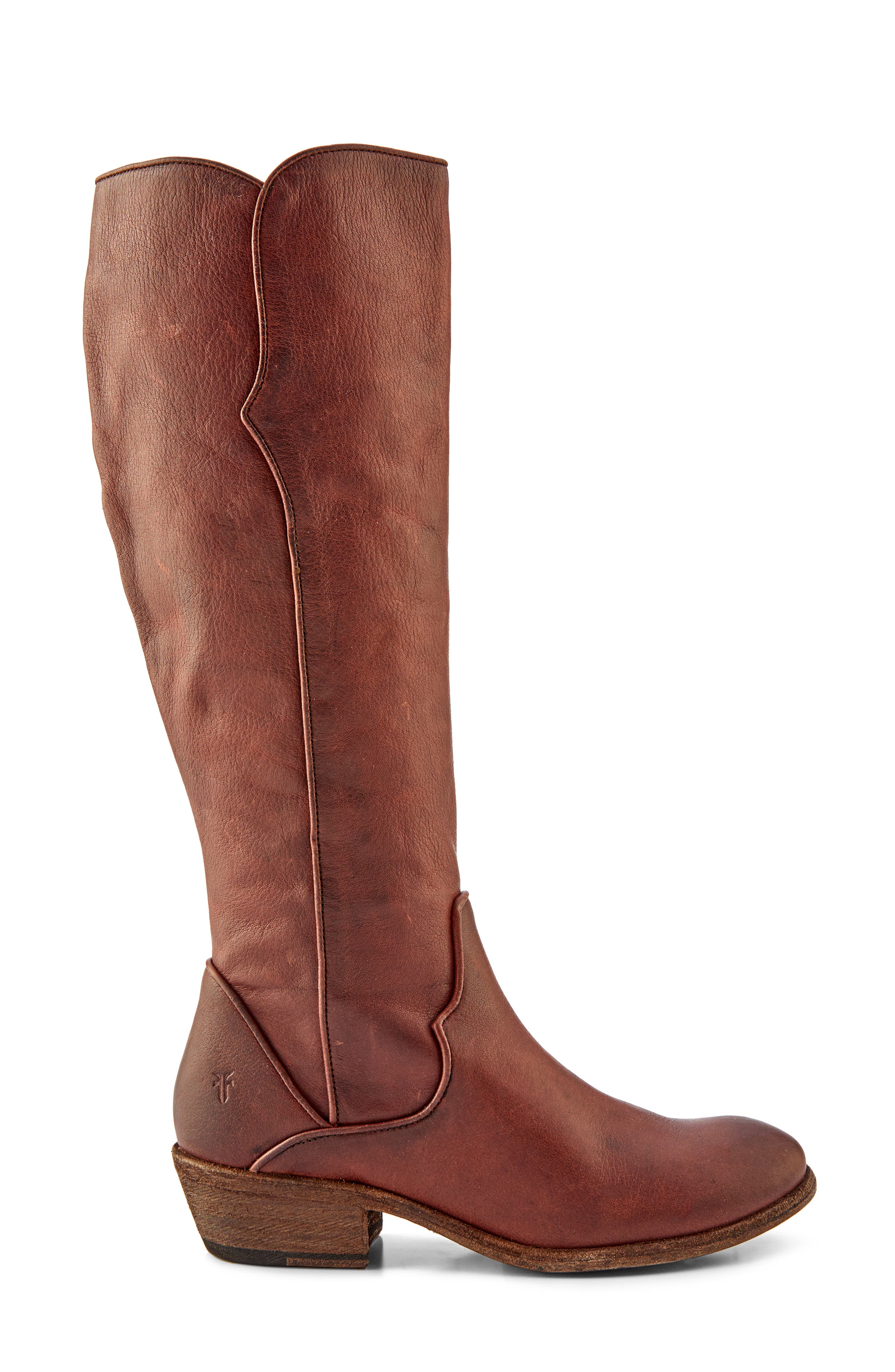 Frye Carson Piping Knee High Boot, Alternate, color, 
