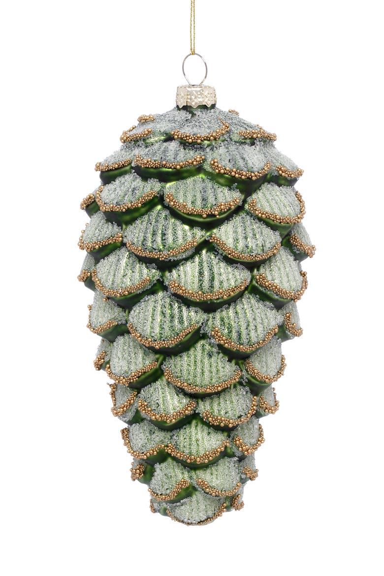 Pinecone Ornament, Set of 6, Main, color, Sage Green