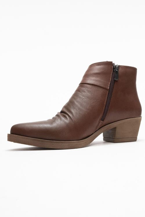 Forever & Always Shoes Rule Leather Chunky Boot In Multi