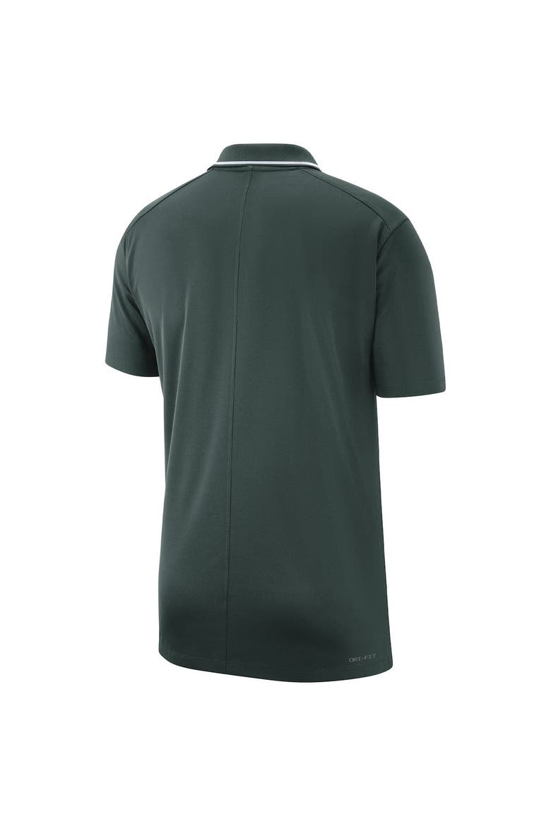 Men's Nike Green Michigan State Spartans 2023 Coaches Performance Polo, Alternate, color, Green