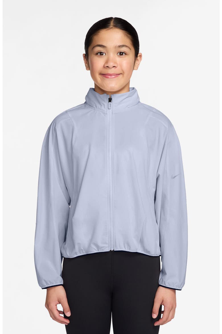 Kids' Mavn Dri-FIT Hooded Zip-Up Jacket, Main, color, 057 GHOST/GHOST