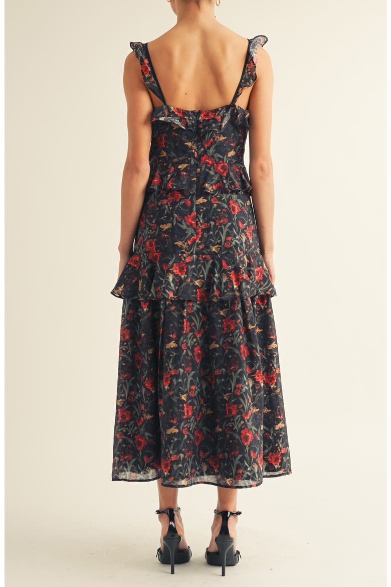 Forever Print Sleeveless Maxi Dress, Alternate, color, RED FLORAL