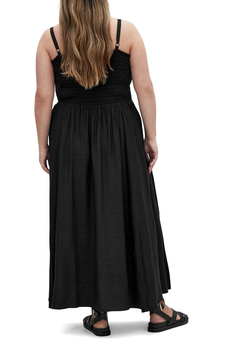 Maui Maxi Dress, Alternate, color, BLACK