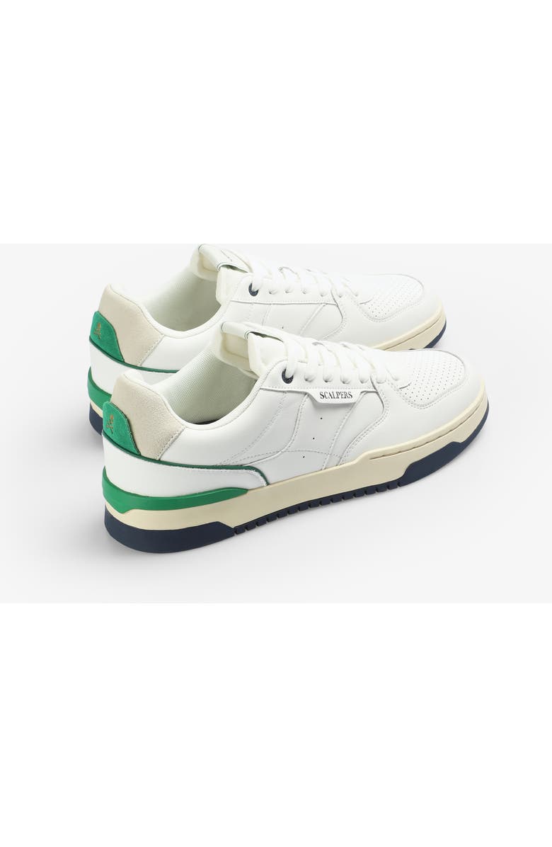 Scalpers Nualex Sneakers, Alternate, color, Off White Green