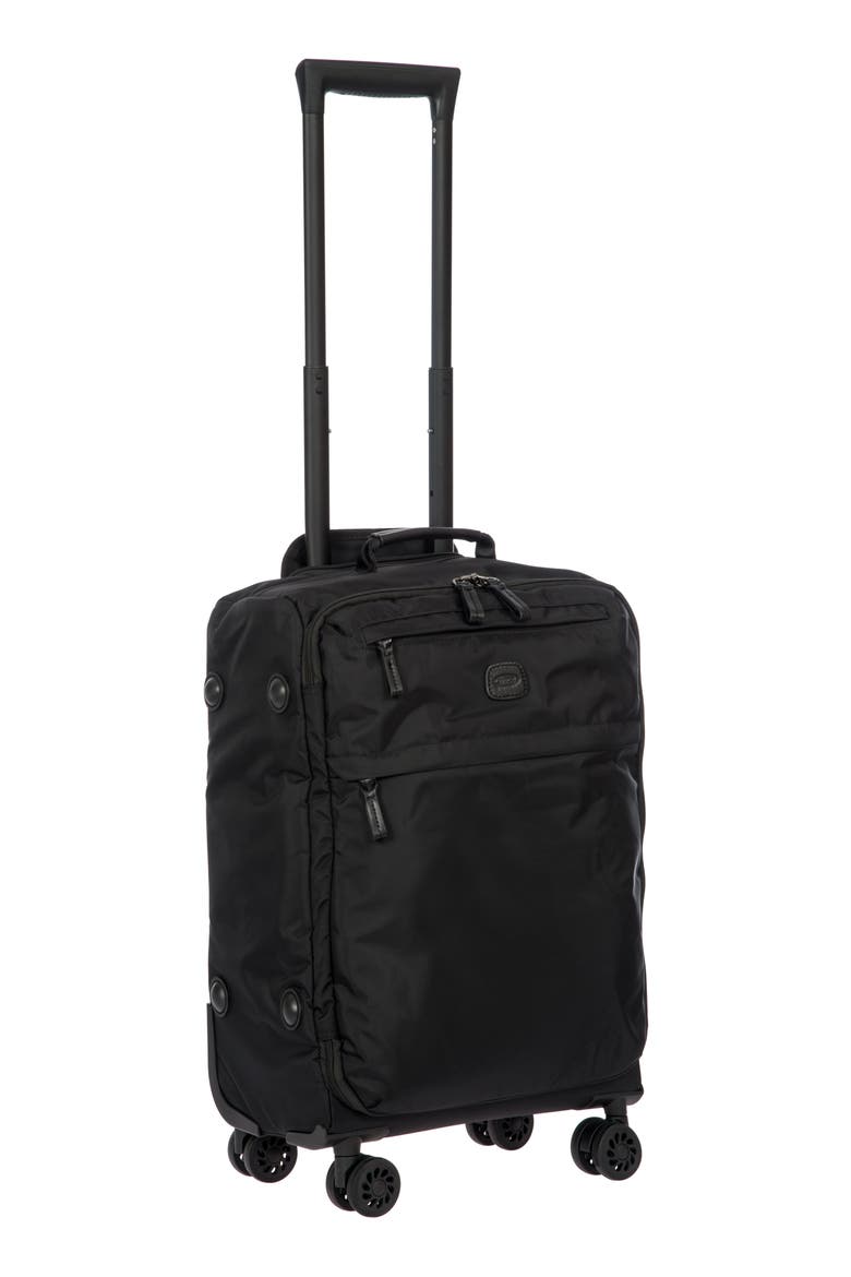 X-Bag 21-Inch Spinner Carry-On, Alternate, color, BLACK/ BLACK