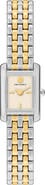 Tory Burch Eleanor Mini Two Tone Bracelet Watch