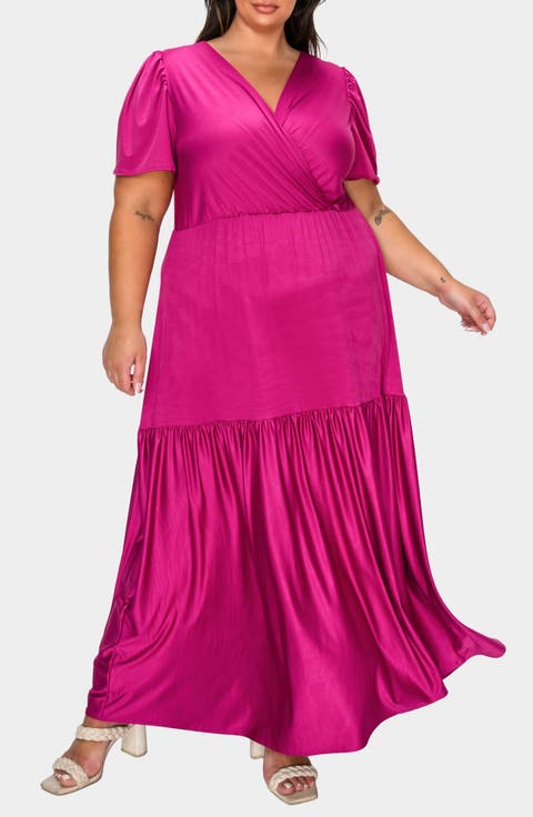 Violetta Tiered Surplice Dress