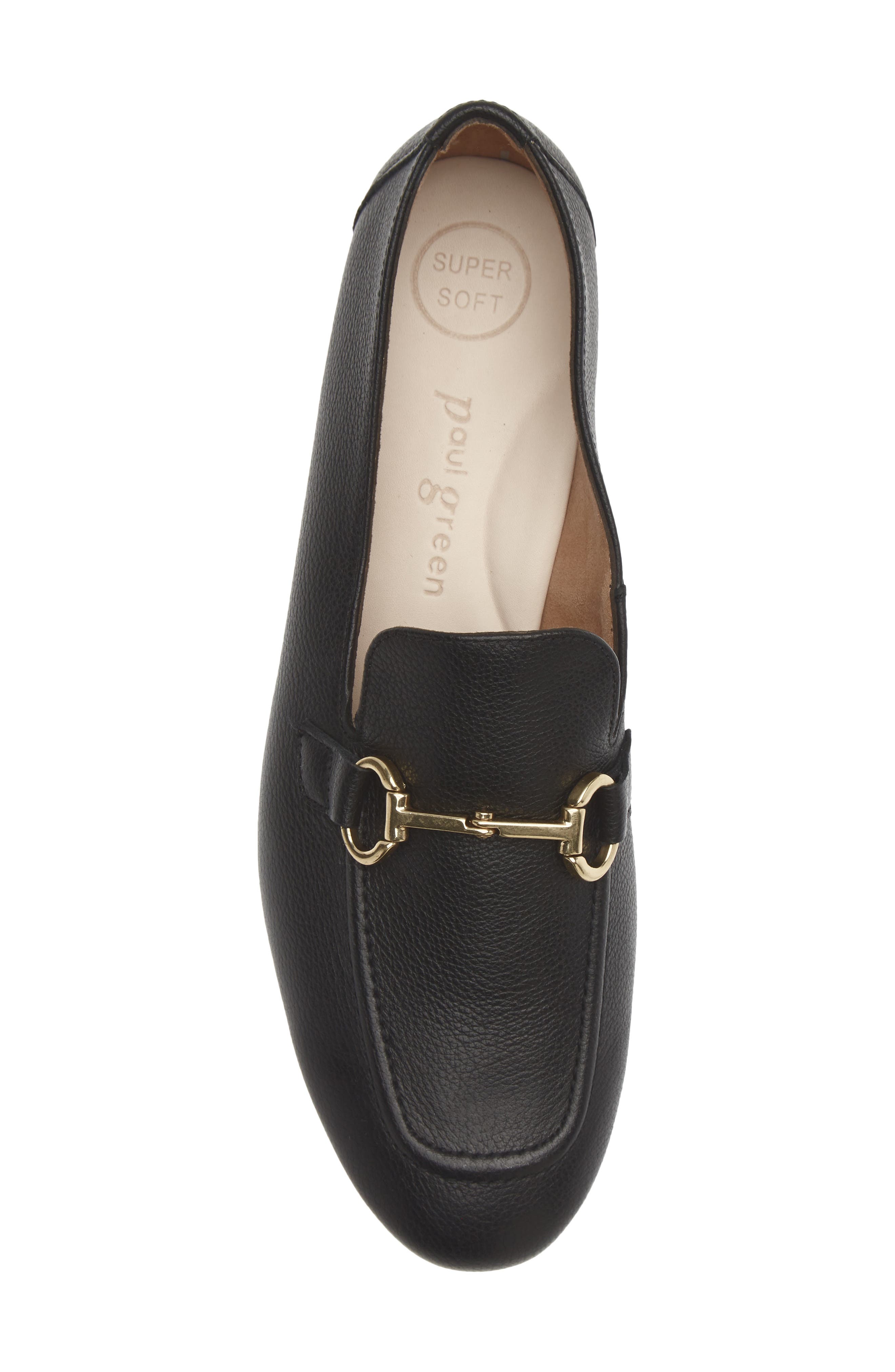 Faith Loafer, Alternate, color, BLACK LEATHER