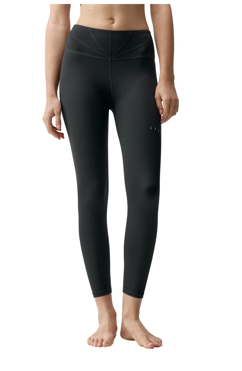Born Living Yoga Prida 7/8 Performance Medium Rise Sport Legging, Main, color, Black