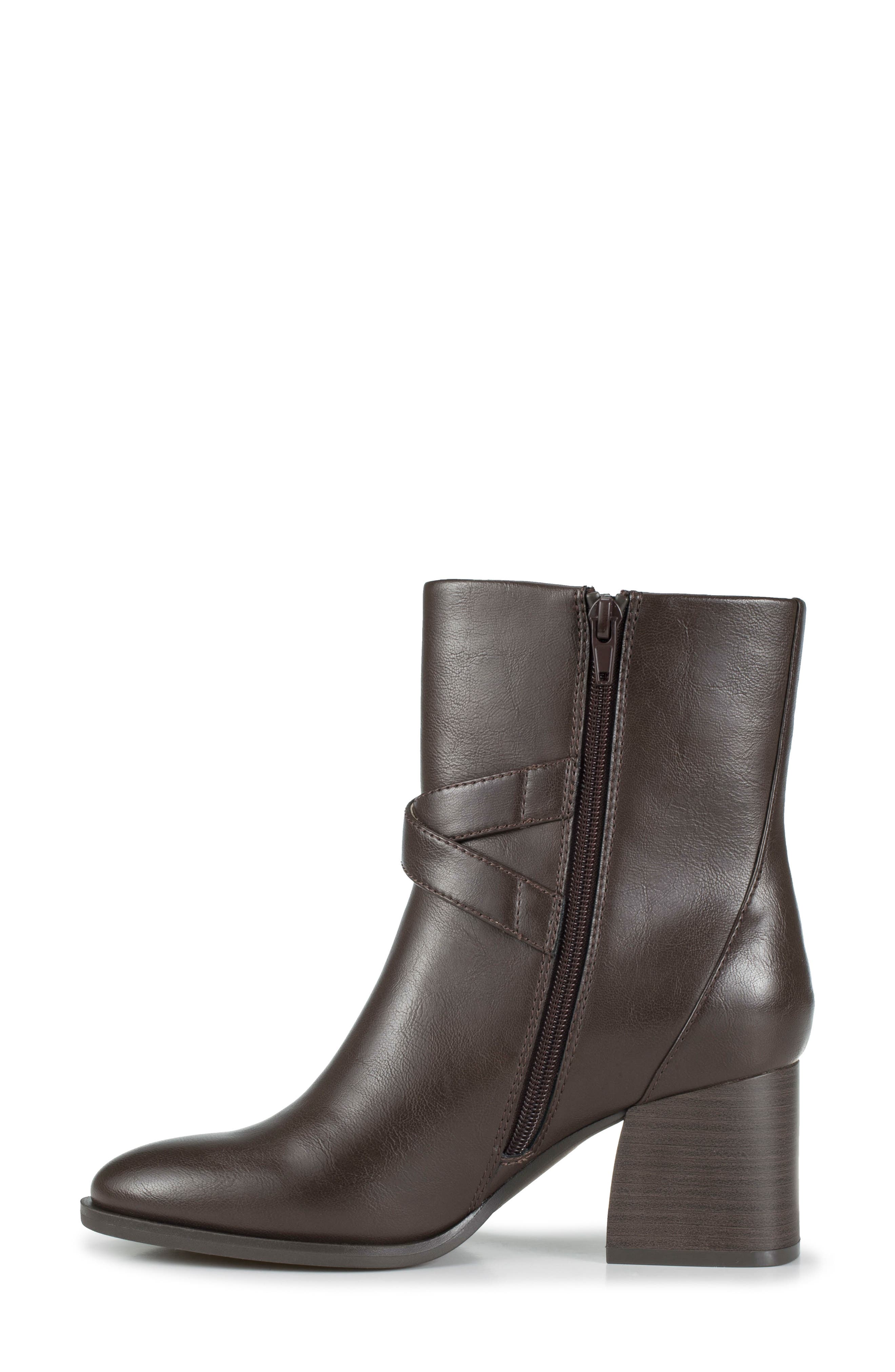 Dorma Block Heel Boot, Alternate, color, DARK BROWN