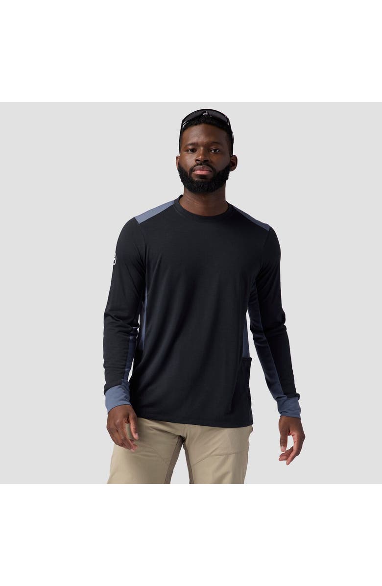 Backcountry Slickrock Drirelease Long-Sleeve Tech T-Shirt - Men
s, Main, color, Black/Turbulence