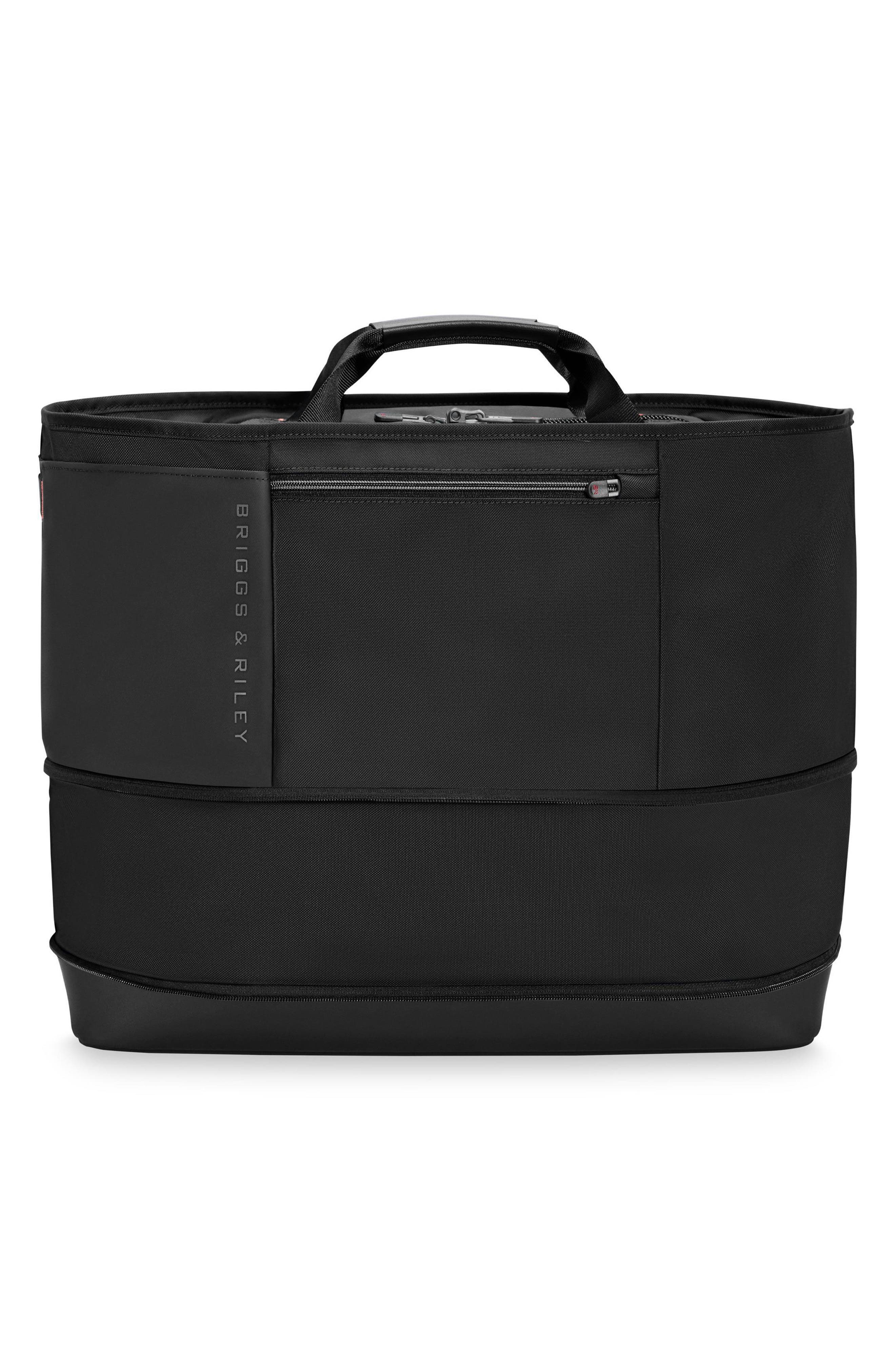 Briggs & Riley ZDX Expandable Overnighter, Alternate, color, Black