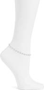 SHYMI Bezel Set Cubic Zirconia Anklet