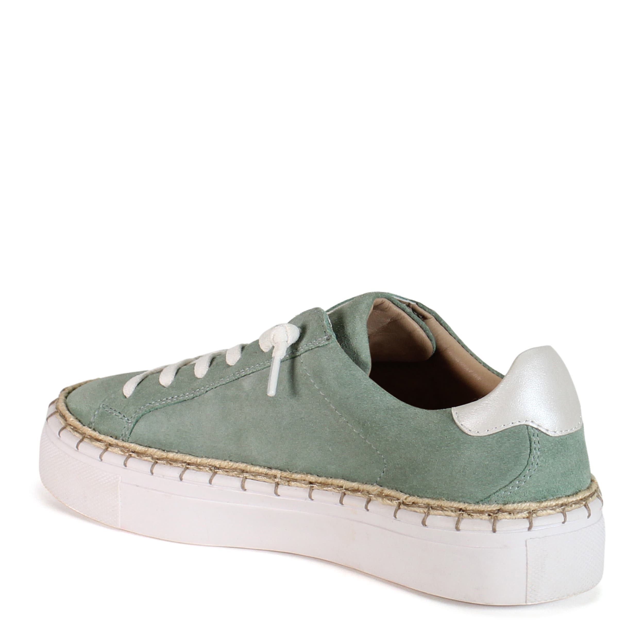 EM BELISH Metallic Leather Lace Up Sneaker, Alternate, color, Mint/White