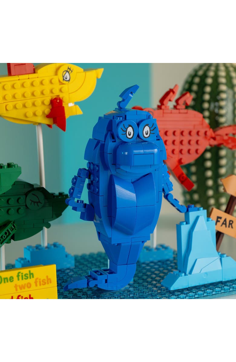 Brickcraft Dr. Seuss One Fish Two Fish Red Fish Blue Fish Building Set, Alternate, color, Red