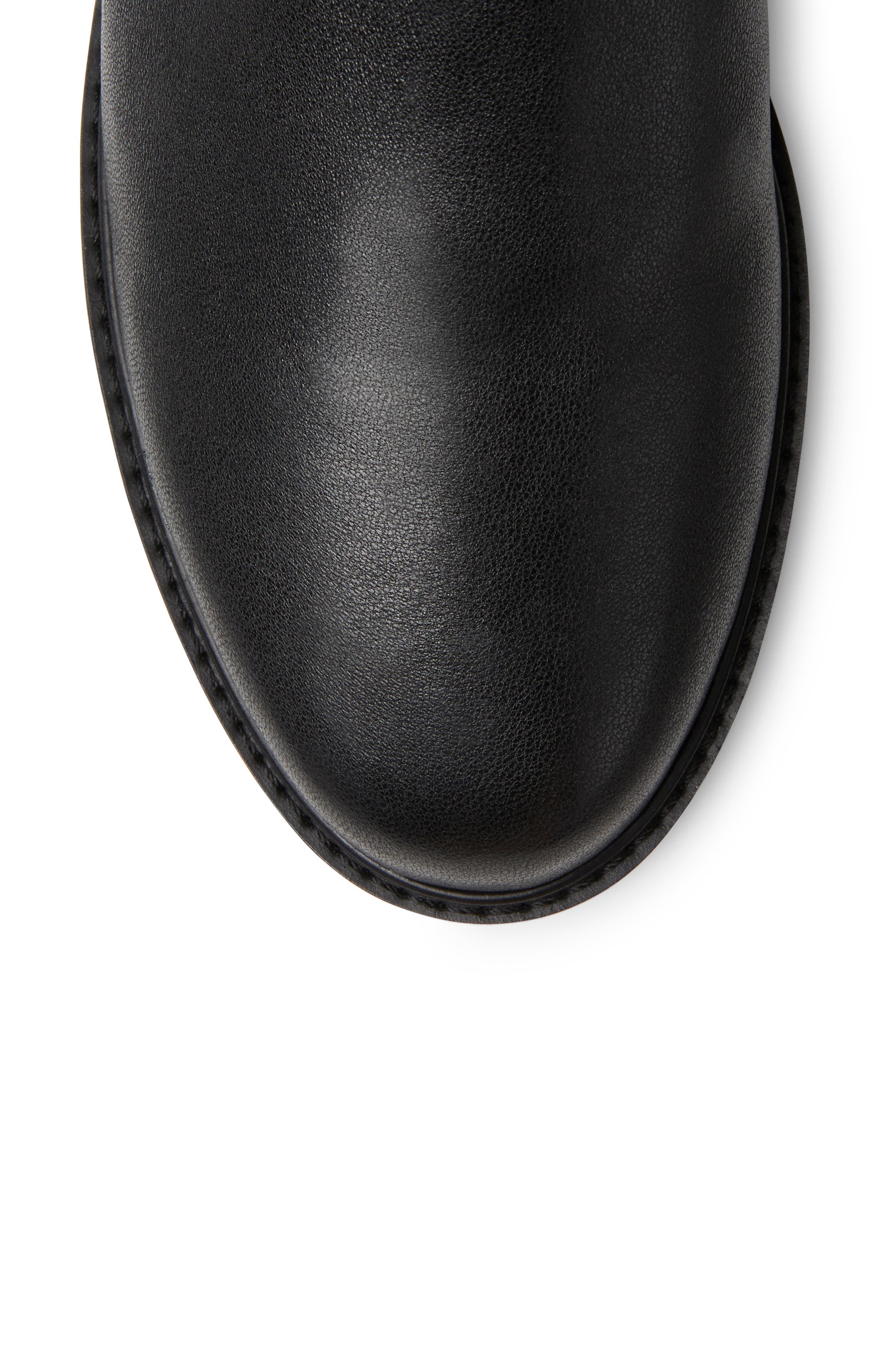 Stuart Weitzman City Lug Over the Knee Boot, Alternate, color, Black