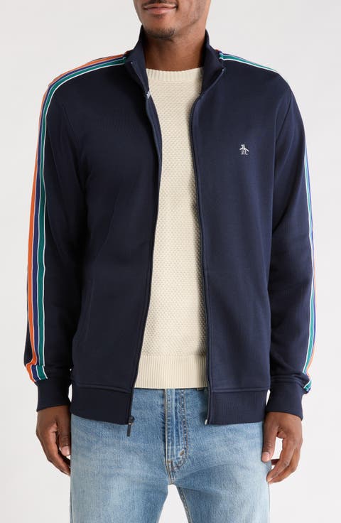 Stripe Fleece Track Jacket