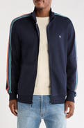 Original Penguin Stripe Fleece Track Jacket