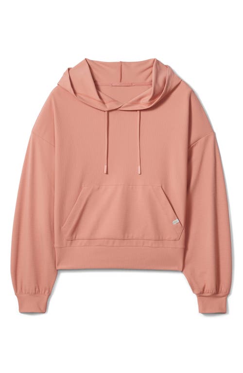 Rhone Ripple Hoodie In Cameo Pink
