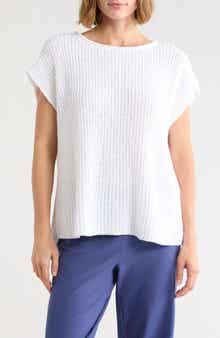 Organic Cotton Ballet Neck Sweater