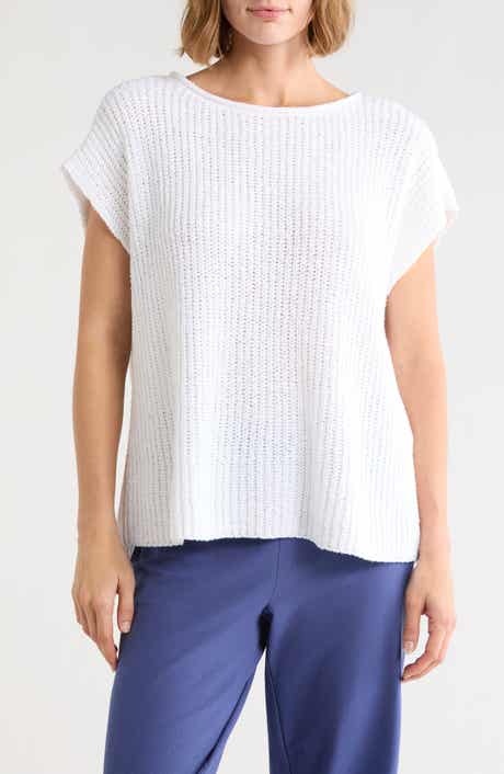 Organic Cotton Ballet Neck Sweater