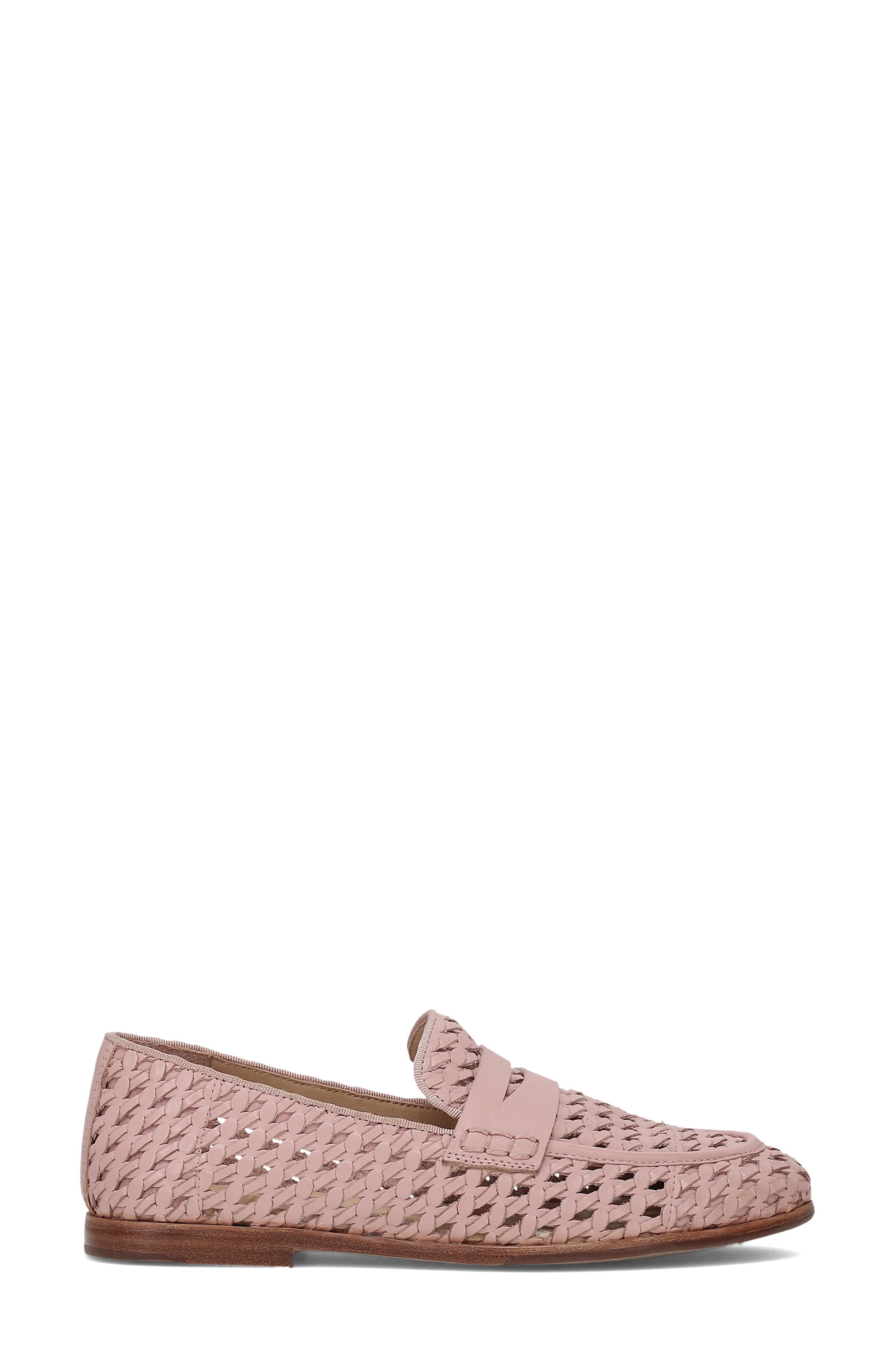Faith Woven Penny Loafer, Alternate, color, ROSA PINK