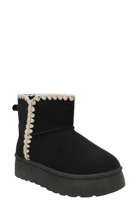 Owen Embroidered Faux Suede Boot
