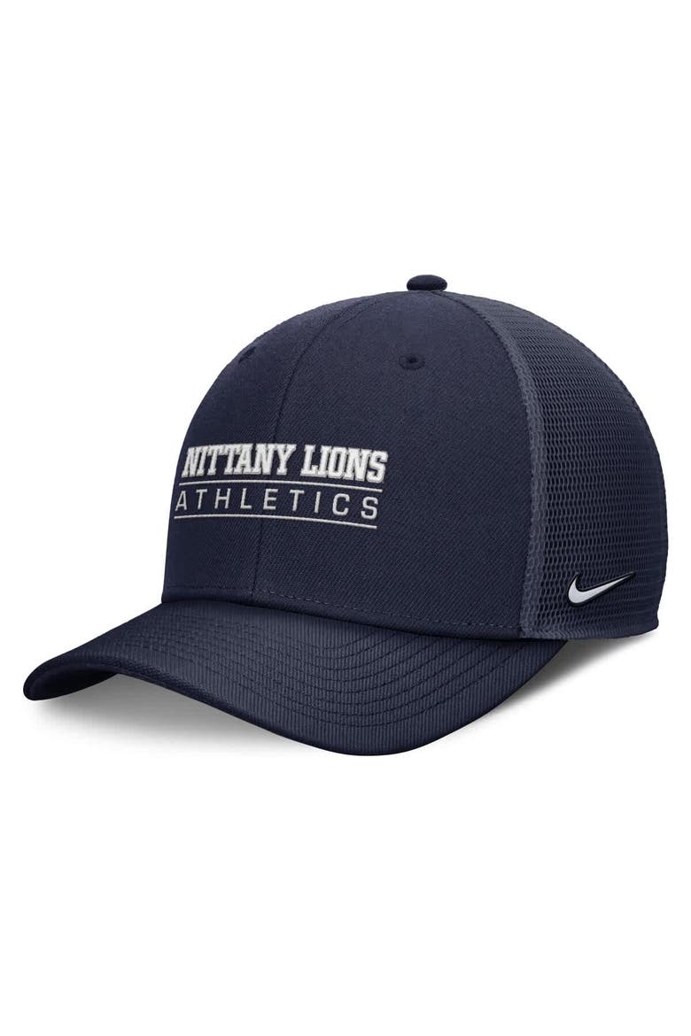 Men's Nike Navy Penn State Nittany Lions Rise Adjustable Hat, Main, color, Navy
