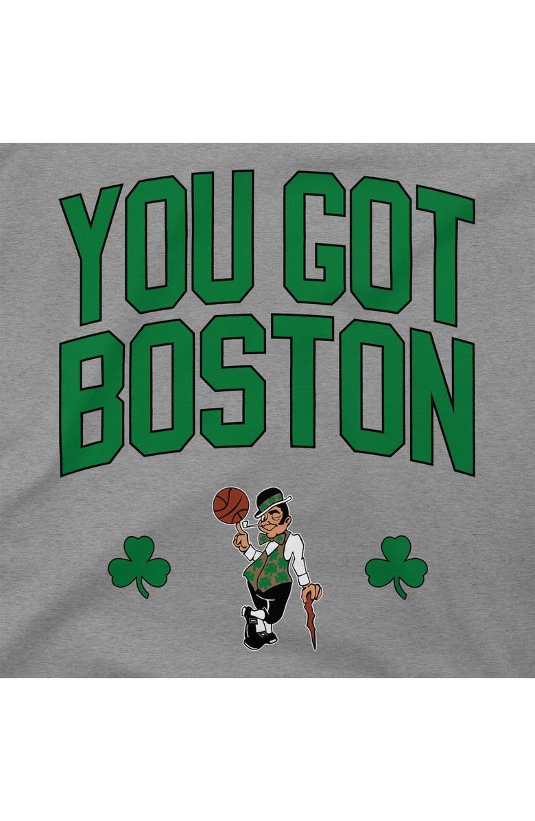 Stadium Essentials Men's Stadium Essentials Heather Gray Boston Celtics 18-Time NBA Finals Champions We Got 18 Banners T-Shirt, Alternate, color, 